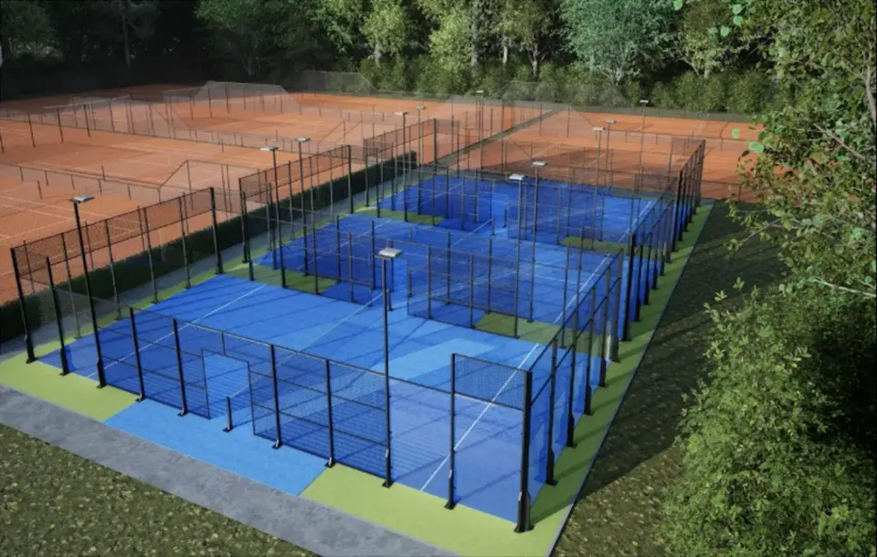 Padel Anlage K&ouml;ln &Uuml;bersicht