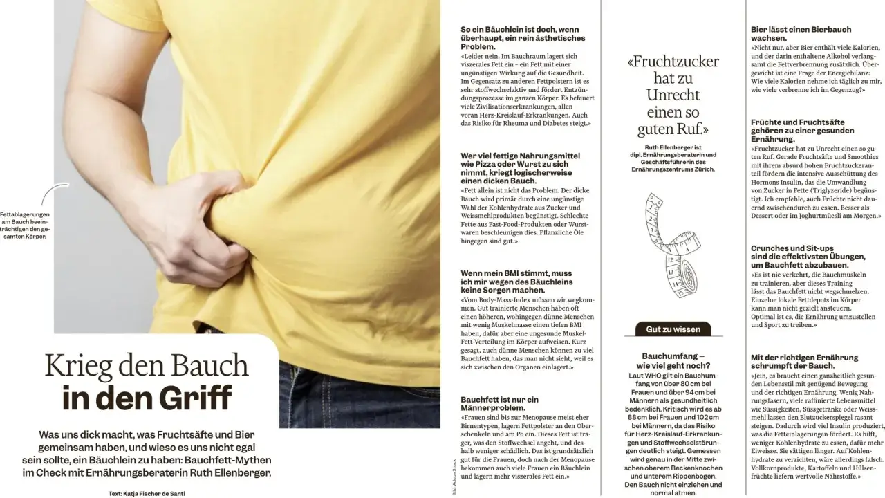 Mythos lokale Fettverbrennung Bauch